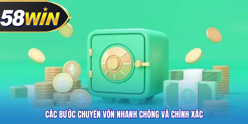 Các bước chuyển vốn nhanh chóng và chính xác