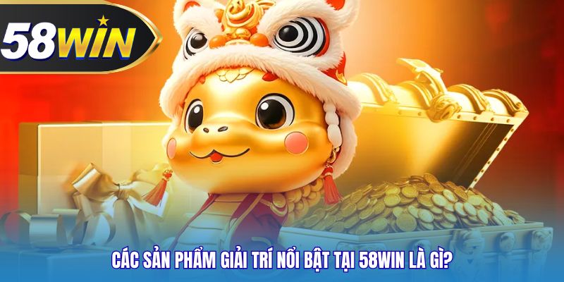 Các sản phẩm giải trí nổi bật tại 58WIN là gì?