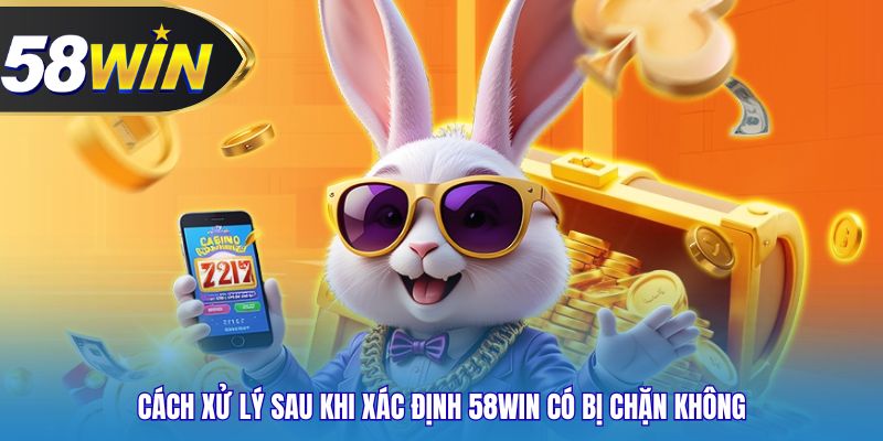 Cách xử lý sau khi xác định 58WIN có bị chặn không
