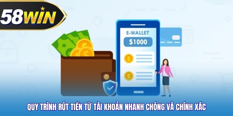 Quy trình rút tiền từ tài khoản nhanh chóng và chính xác